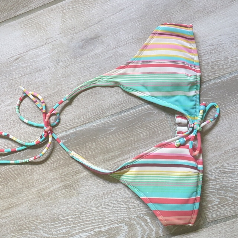 InMocean Striped Halter Top Bikini Set - Picture 2 of 14
